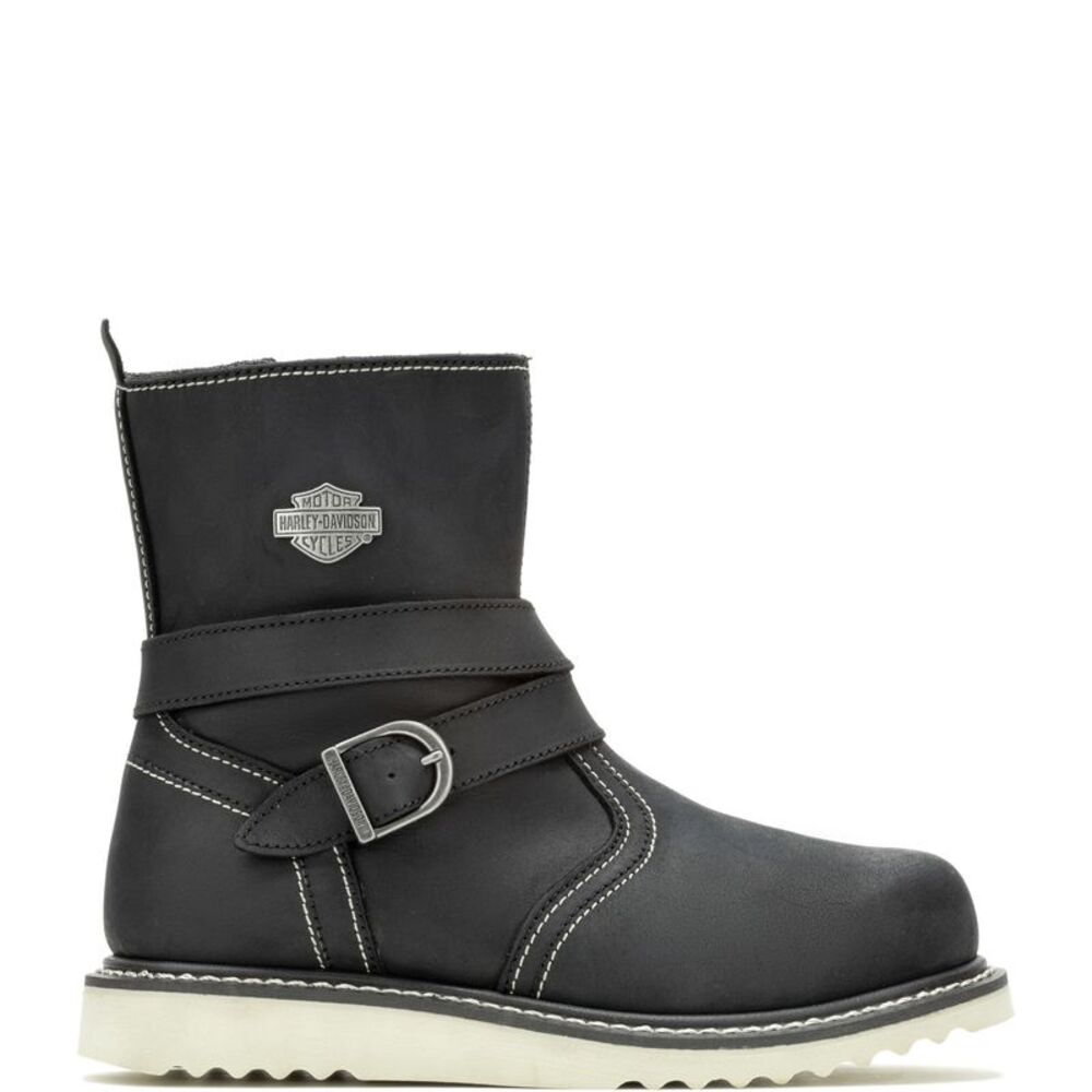 Harley-Davidson Womens Jaynes 7" Engineer Black Boots (NWT)